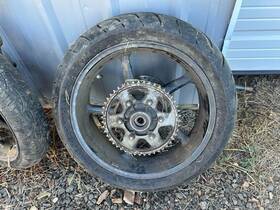 Xxi908 Triumph 2008 Street Triple Back Tire Used