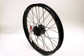 01-sur-16019-1177 Tusk Impact Complete Wheel - Rear 19 X 1.60 Black Rim/silver Spoke/black Hub