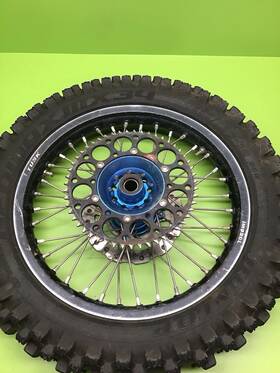 1418500244 Tusk 2017 Kawasaki Kx250f Rear Wheel Good Tire J 18x2.15 Etrto Dot 07/18