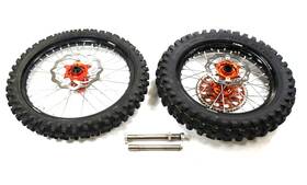 1447520008 Tusk 2020 Ktm 450 Sxf Impact 18 Inch Wheels Rims With Oem Rotors And Axels Set