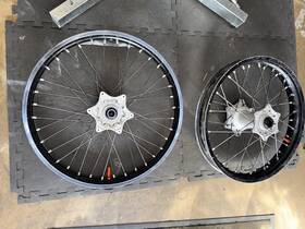 1447520022c1e2-ad4ef2 Tusk Impact Complete Front And Rear Wheel 1.60 X 21 / 2.15 19 Black Rim/black