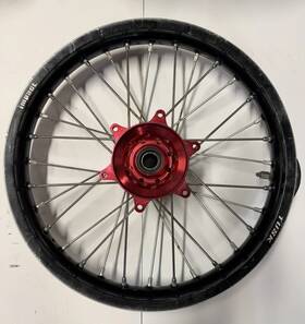 Tusk 1931330063aeeb-7620fa Impact Honda Cr250 Crf450r Complete Rear Wheel 19 X 2.15 Black