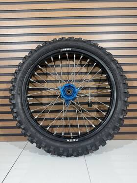 Tusk 473829019374 Rm 85 / Yz 17 Inch Front Wheel Dunlop Mx33 Tire