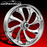 Twi235183frwt1307bag Ryd Wheels Twisted Chrome Fat Front Rear Tires Package Rotor