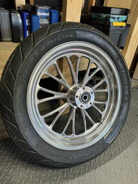 37-627 Ultima 18x3.5 Inch Manhattan Rear Wheel Harley Flt 00-07 Dyna Softail