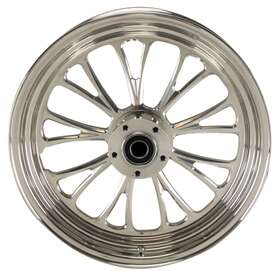 37-626 Ultima Manhattan Polished Cnc 16 Inch X 3.5 Rear Wheel For Custom 200 Softail/rigid Models