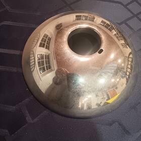 44463-82 V-twin 45-06667 1981-84 Fl Harley-davidson Chrome Front Wheel Hubcap V-t #45-0667. H-d #44463-82