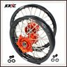 V66kn6100 Kke Ktm Sx Spoked Kids Wheels Rims Set Orange Cnc