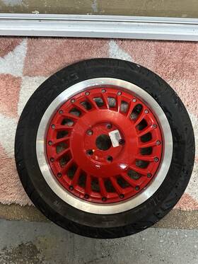1c0007185 Vespa Red 946 Front Wheel