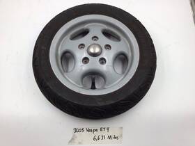 273847 Vespa Oem Et2 50cc Et4 150cc Front Wheel Rim W Tire 100/80-10 2001-2005