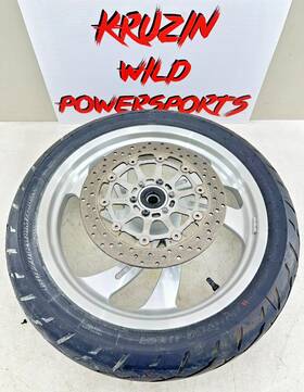 4219 Victory 2005 Kingpin 18x3 Front Wheel Rim Tire 130 70 18