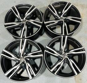 5-double Volvo 31406715 22-inch Spoke Matte Black Diamond Cut - Fits 16-19