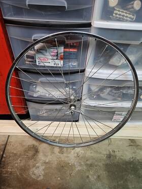 A07895 Wald Ao7893 1974 Huffy Scout 10 Speed Front Wheel 26 Inch 1.75 W Sugino Wing Nuts