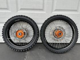 F104121898 Warp 9 Elite Ktm 690 Husqvarna 701 Gas 700 21 Inch 18 Mx Enduro Wheels Tires