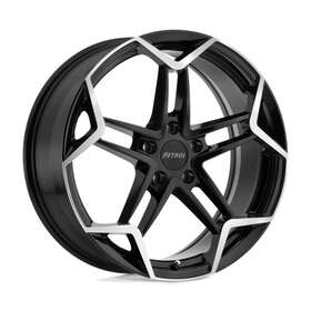 1980p1a325112b72 Wheel Pros Petrol Pep1a 19.0x8 5x112 G-bk Mch-fc 32mm -