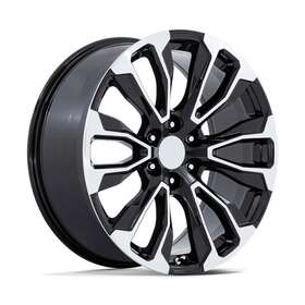 211bm-2295828 Wheel Pros Performance Replicas Pr211 22.0x9 6x5.5 G-blk Mach-fc 28mm -