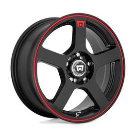Mr11667003740 Wheel Pros Motegi Mr116 16x7 4x4.25/4.5 M-blk Red-str 40mm -
