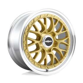 R1561885f8 Wheel Pros 45 Rotiform 1pc R156 18x8.5 5x112 Mt-gold-mach 45mm -