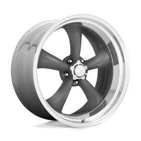 Vn2155761 Wheel Pros American Racing Vintage Vncl215 15x7 5x4.75 M-gry Mach-lp -6mm -