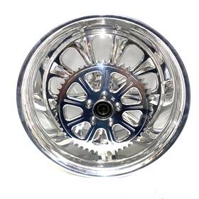 M8105sl Xtreme Machine M8105sl- 18x10.5 Billet Rear Wheel 300 Tire Sprocket Harley Custom Chopper
