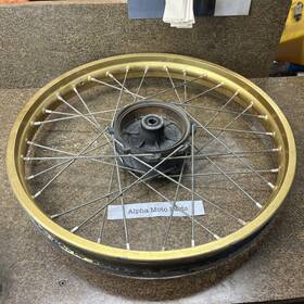 00012100 Yamaha 84 Yz490 Front Wheel 21in Rim 1984