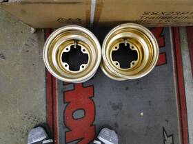 0887-007 Yamaha Gold Wheels For