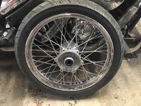 12343 Yamaha 2007 V-star Xvs 650 Front Wheel