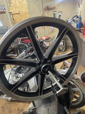Yamaha 186787061919 Front Rim From A 1980 Xs650