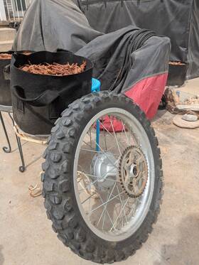 1cf6f53110000 Yamaha Rear Wheel And Tire For A 2005 Ttr 230