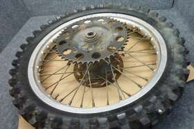 1lx-25311-01-98 Yamaha 1988 1989 Yz125 Yz 125 Rear Wheel Rim Tire