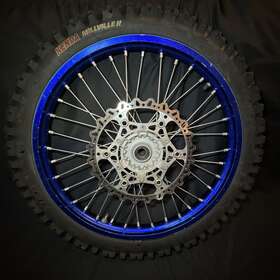 2020-yz125 Yamaha 2020 Yz125 Front Wheel Oem Did Blue Rim Hub Rotor 19x1.85 Yz 125 18-2023