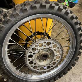 253863 Yamaha 2006-2009 Yz250f Yz450f Rear Rim And Tire Wheel 06-09