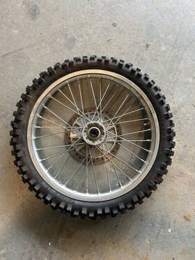 273763637 Yamaha 2018 Yz85 Oem 17in Front Wheel Rotor And Brand New Tire
