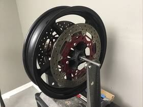 B60-25168-00-98 Yamaha 2cr-2581t-10-00 15-21 R1s R1 Front Wheel With Rotors