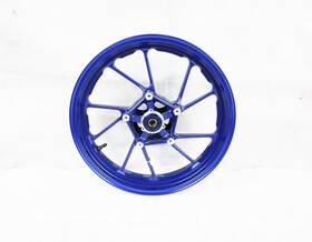 2sc-25168-00-p1 Yamaha 2016 Fj09 Oem Blue Front Wheel 2sc-25168-00 Straight Excellent 16 Fj 09