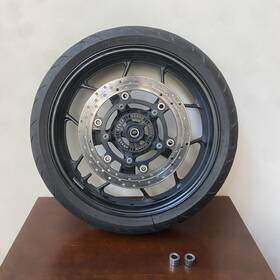 2wd-f5168-02-98 Yamaha 2020 Mt-03 Front Wheel Assembly Oem And Tire Mt03 Caliper