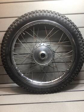 34567 Yamaha Dt175 Enduro 1975 Front Wheel Rim Hub Assy No Tire