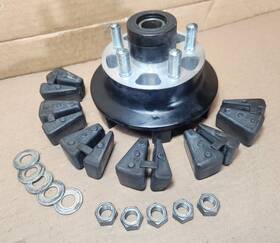 3d8-25366-00-98 Yamaha 2009 Vstar 950 Oem Rear Clutch Hub With Nuts/washers/dampers