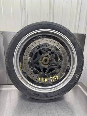 3gm-25168-00-ua Yamaha 87 88 89 99 91 92 Oem Fzr1000 Fzr 1000 750 Tire Front Wheel Rotors
