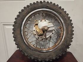 Ttr50 Yamaha 3p6 25321 00 Rear Wheel Rim Oem 2006 2023 Missing 2 Spokes