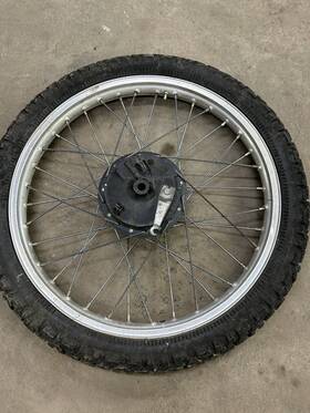 3y1-25111-00-98 Yamaha 1982 Xt250 Front Wheel Rim And Brake Drum