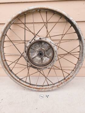 498-25111-00-00 Yamaha 1975-76 Dt250 Dt400 160 X 21 Front Wheel #94416-21133-00 #498-25111-00-00