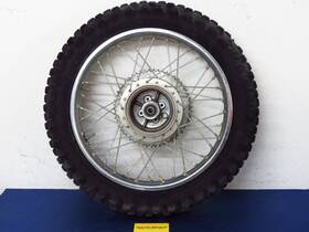 5fc-25449-20-00 Yamaha 2001 Ttr 125 Oem Rear Wheel Hub Rim Tire Sprocket Drum Brake Good