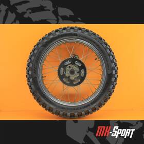 5l9-f5311-00-ac Yamaha 90-91 1991 Rt180 Rt 180 Oem Rear Wheel Hub Rim Spokes Tire Assembly
