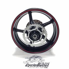 5sl-25338-00-6x Yamaha 2014 08-16 Yzf R6 Oem Rear Wheel Back Rim Rotor Hub Measured Straight