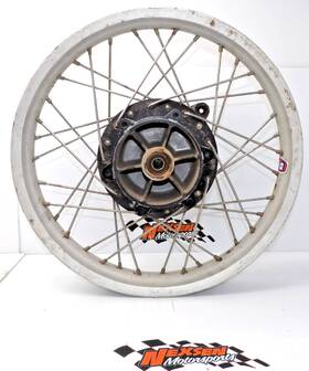 Yamaha 64110-40304 1980 Suzuki Rm400 Complete Rear Wheel With Brake Drum 54110-40302