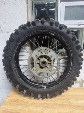 Yamaha 705464681825 14 Inch Rear Hub Rim Wheel Assembly 1.60x14 For 1993-up Yz 80 85