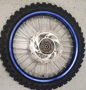 94413-17013-00 Yamaha Yz85 Front Wheel.oem Blue.17 Inch Used