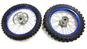 94416-21058-00 Yamaha 2019 Yz450f 21 And 19 Inch Did Wheels Rims With Axles Oem D.i.d