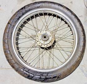 94418-19059-00 Yamaha Front Wheel 1980-1981 Xs650 1972 Xs2 1973 Tx650
